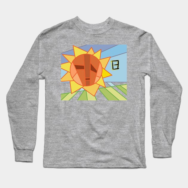 The Sun God Long Sleeve T-Shirt by BjernRaz